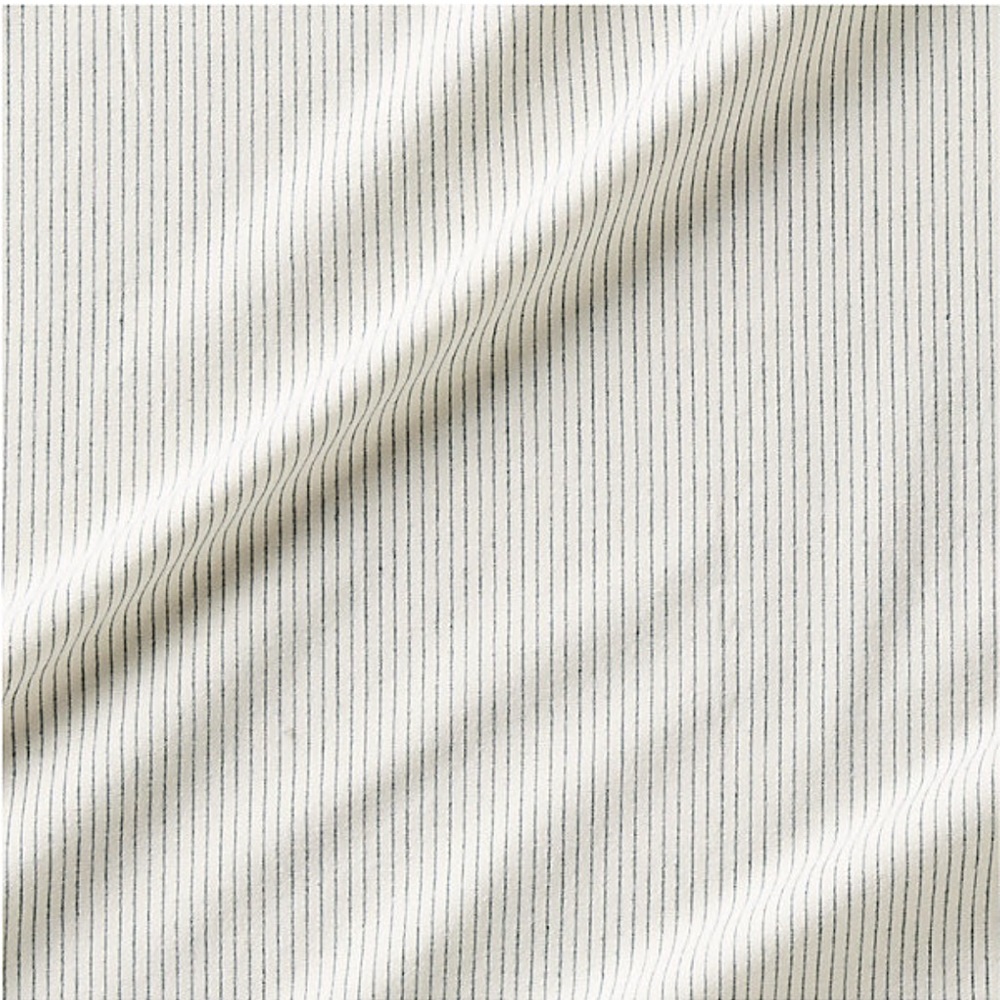 New! Crate&Barrel Cozysoft Organic Flannel Spruce Green Stripe Bed Sheet Set - Picture 2 of 3